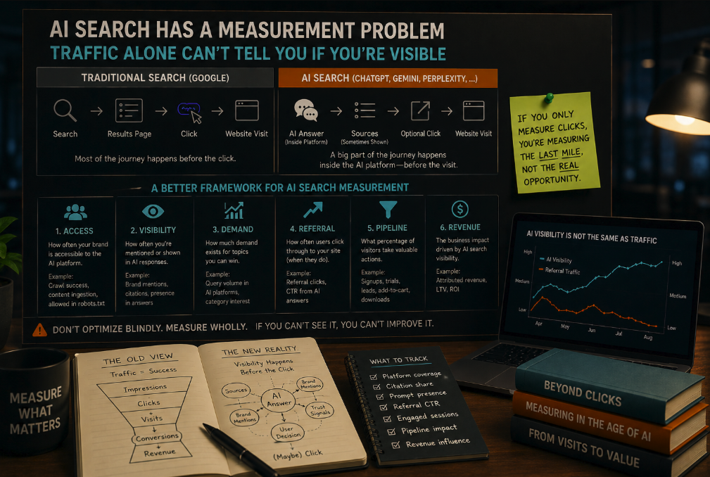 AI Search Has a Measurement Problem: Traffic Alone Can’t Tell You If You’re Visible