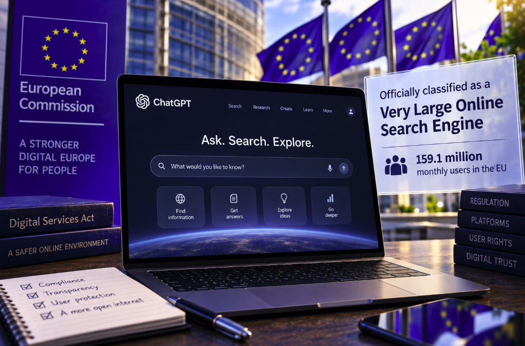 The EU Officially Recognizes ChatGPT as a Search Engine