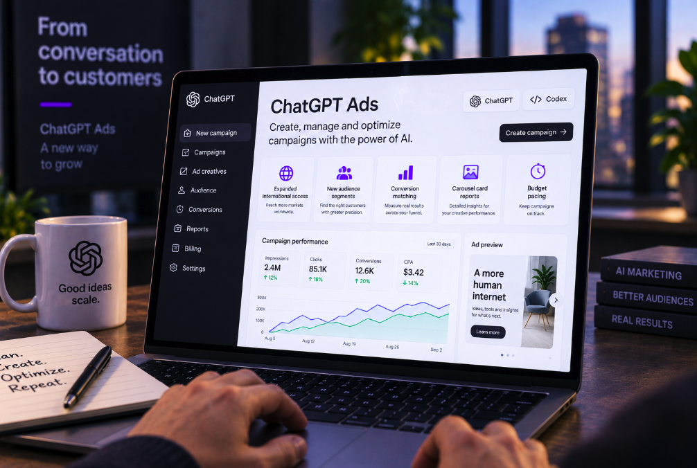 ChatGPT and Codex Can Now Create, Manage and Optimize Ad Campaigns