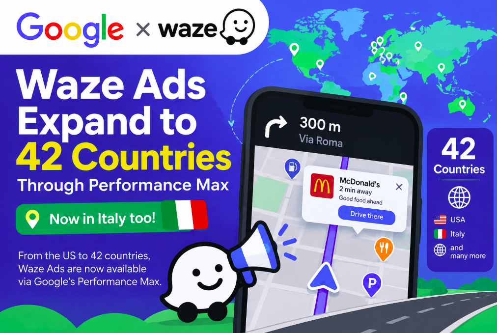 Waze Ads Expand to 42 Countries Through Performance Max