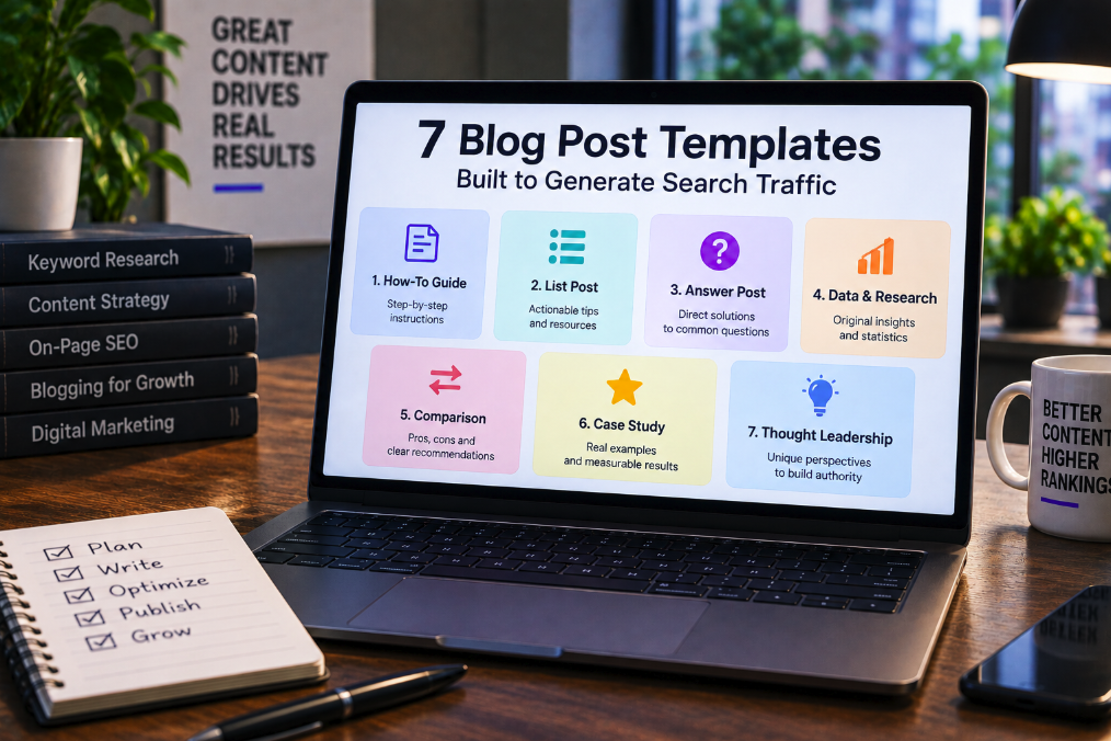 Seven Blog Post Templates Built to Generate Search Traffic