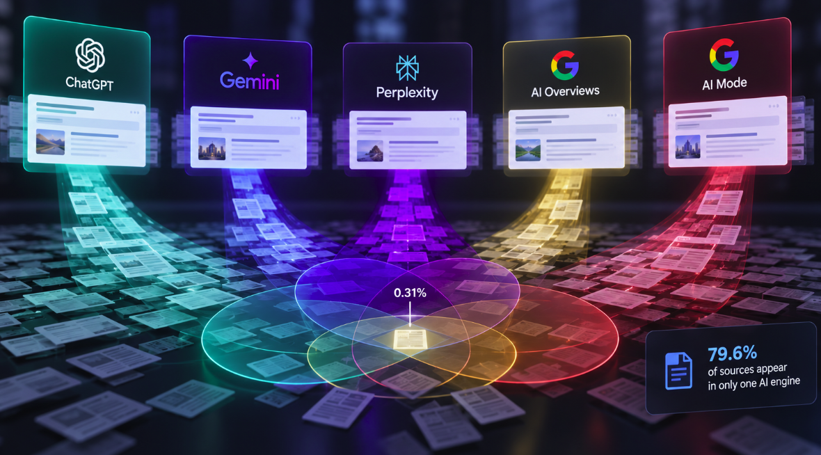 Ranking in One AI Engine Tells You Almost Nothing About the Other Four
