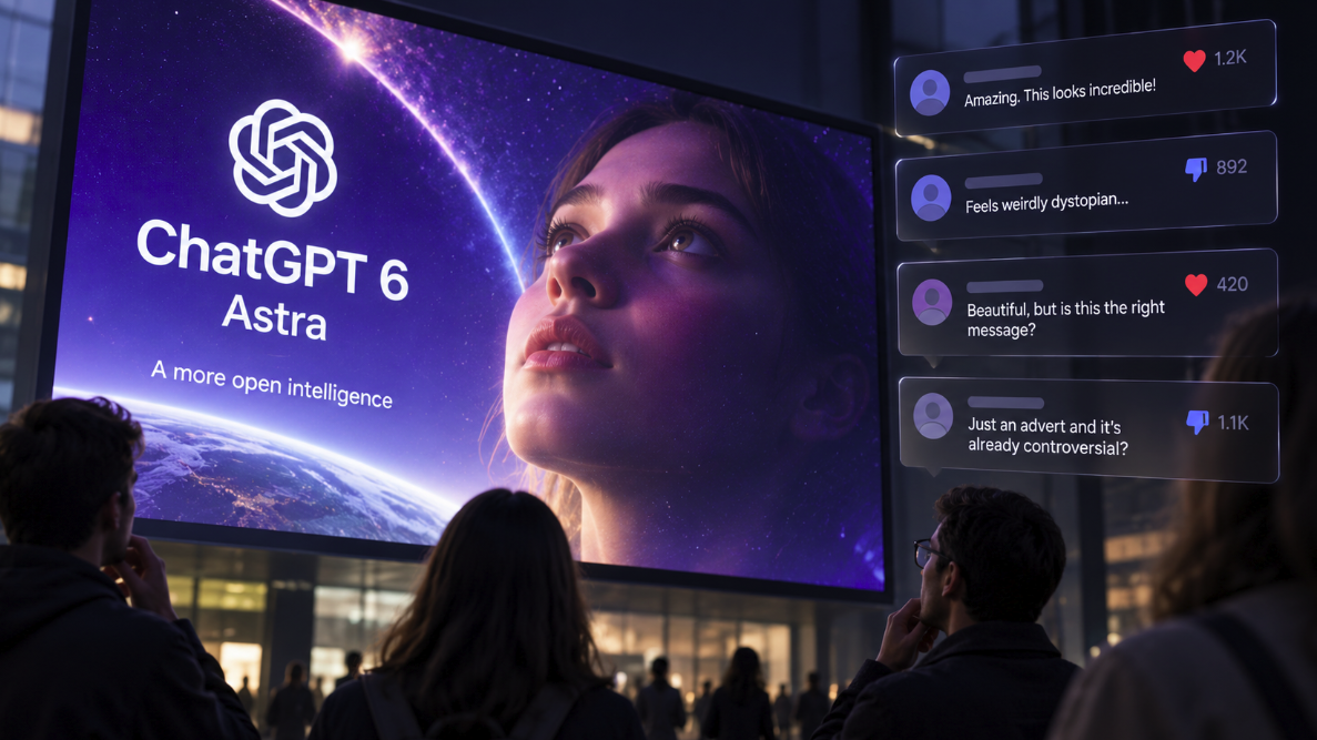 GPT-6 Astra’s Ad Is Already Sparking a Debate About What Creative Work Should Become
