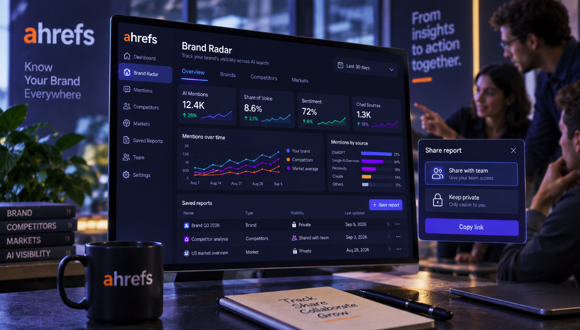 Ahrefs Turns AI Visibility Tracking Into a Reusable Team Workflow