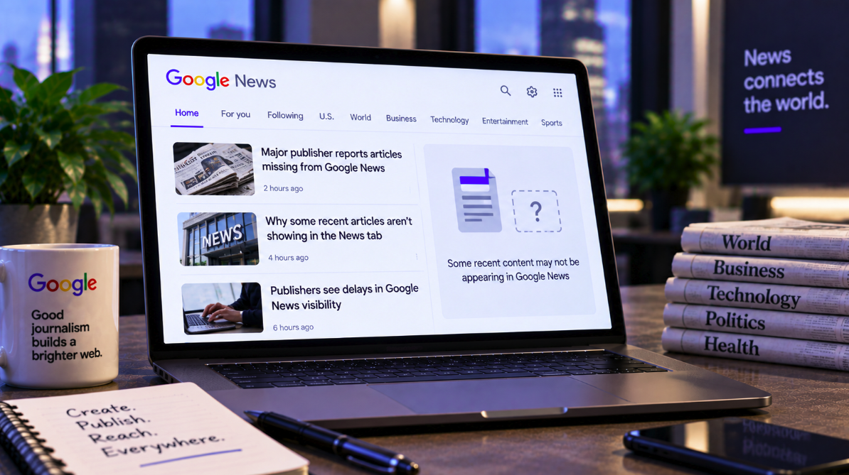 Indexed Doesn’t Mean Visible: Publishers See Articles Vanish From Google News