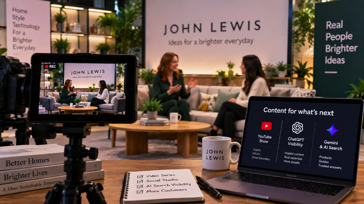 John Lewis Is Producing a YouTube Show Specifically to Influence AI Search