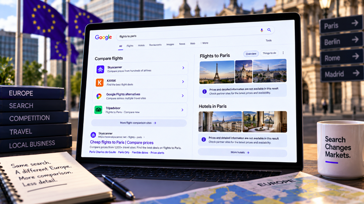 Google’s New European SERP Gives Comparison Sites More Space—and Local Businesses Less