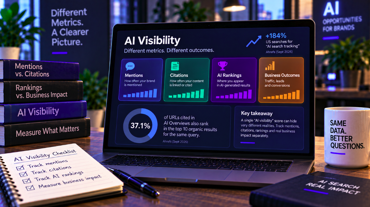 One AI Visibility Score Can Hide Four Completely Different Outcomes