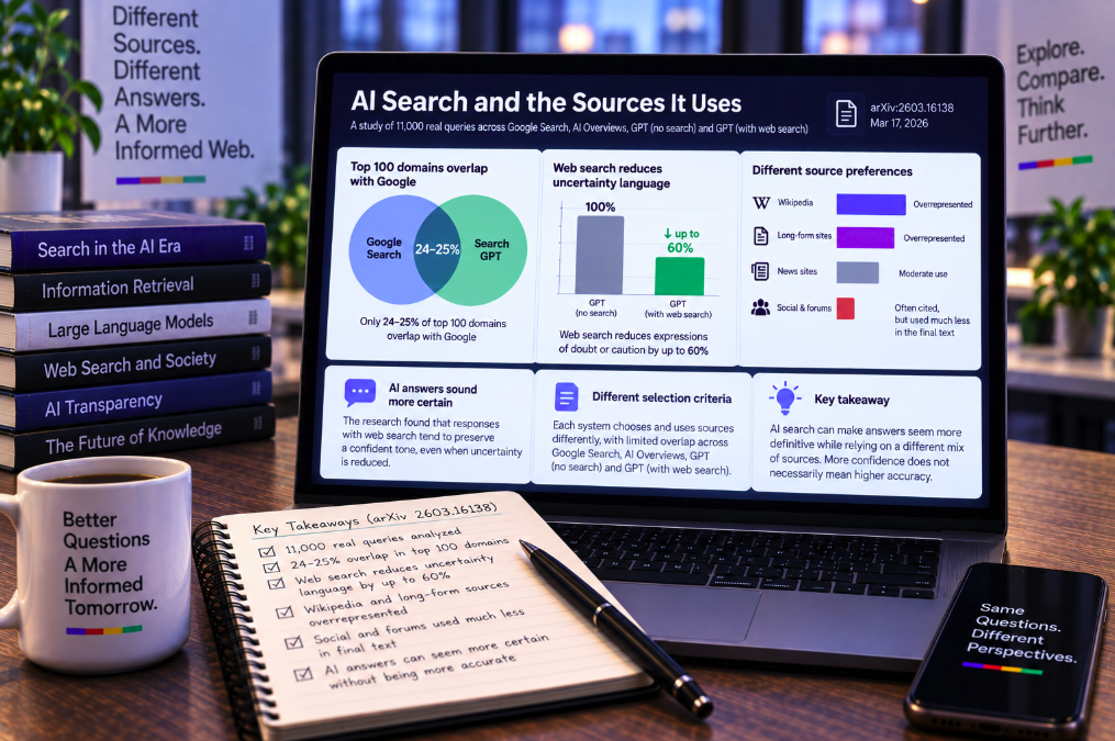 AI Search Removes Up to 60% of Uncertainty Language—While Keeping the Confident Tone