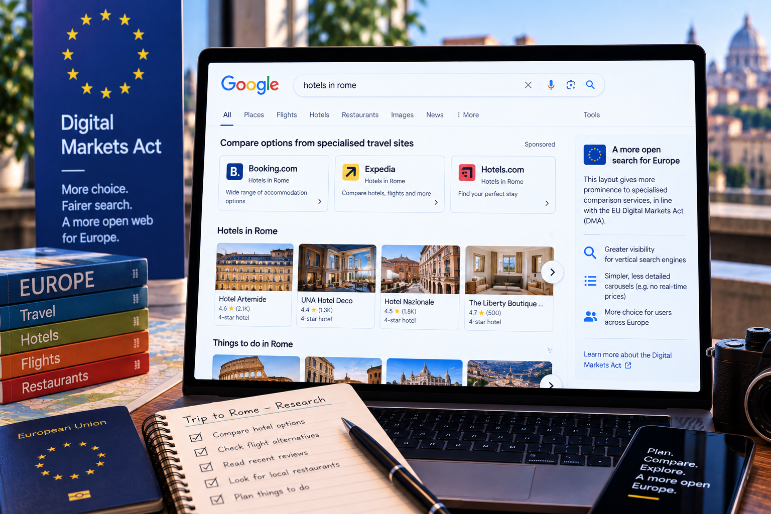 Google’s New EU Search Layout Puts Comparison Engines Above Local Businesses—and Removes Real-Time Prices