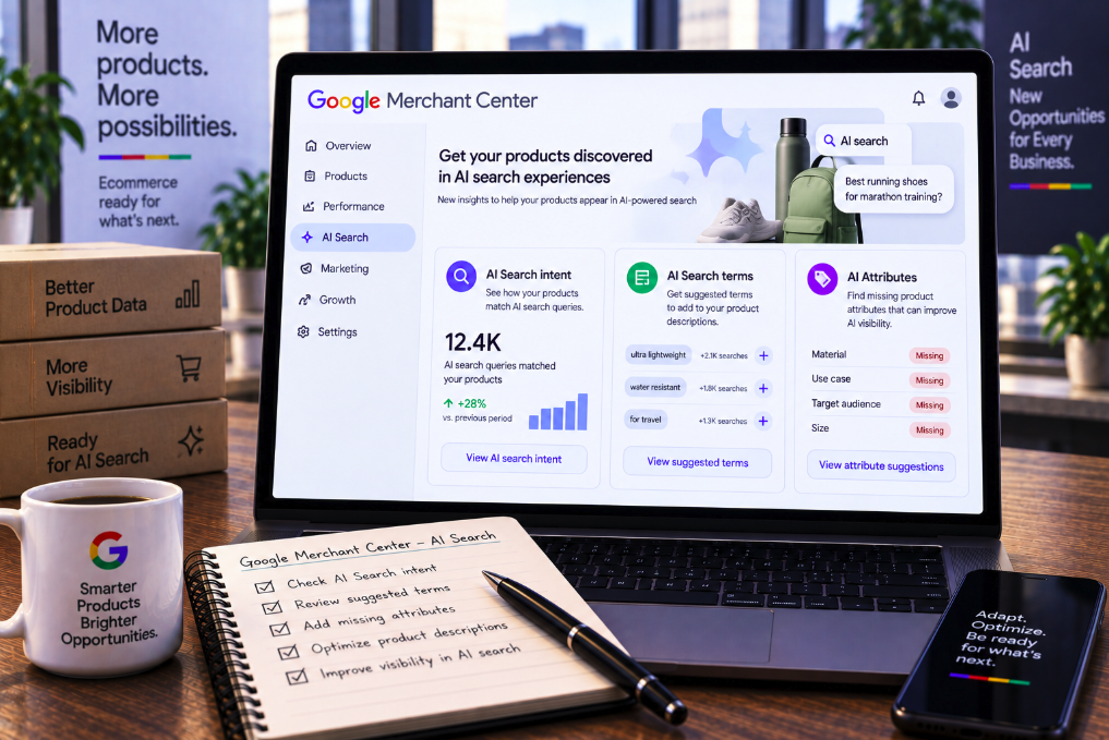 Google Merchant Center Now Recommends Product Terms and Attributes Specifically for AI Search Visibility