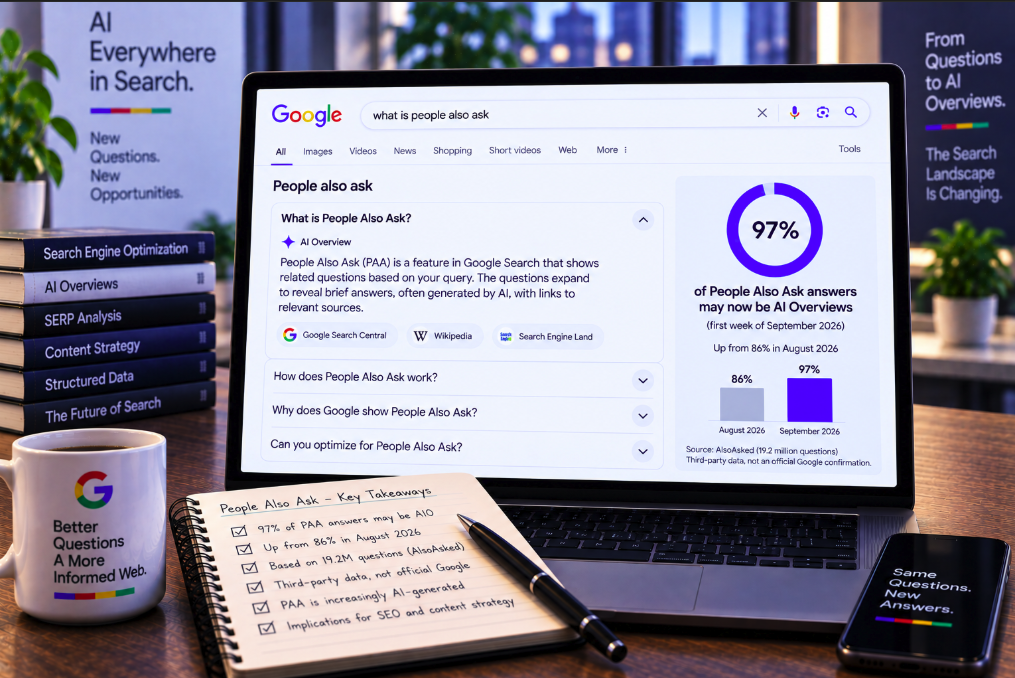97% of Google’s People Also Ask Answers May Now Be AI Overviews