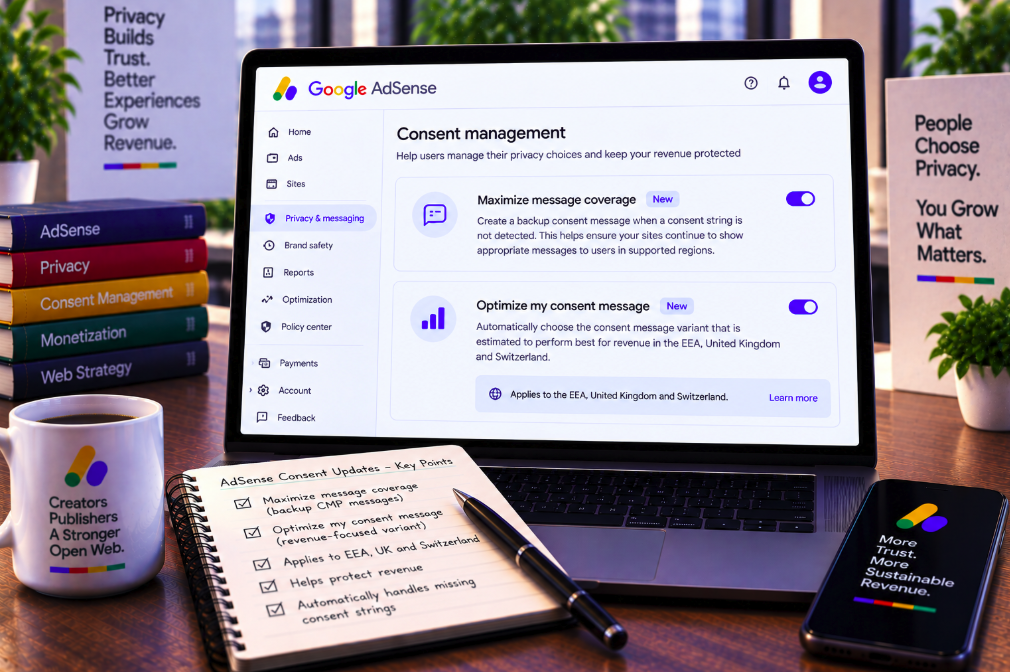 Google AdSense Can Now Automatically Choose the Consent Message Most Likely to Protect Revenue