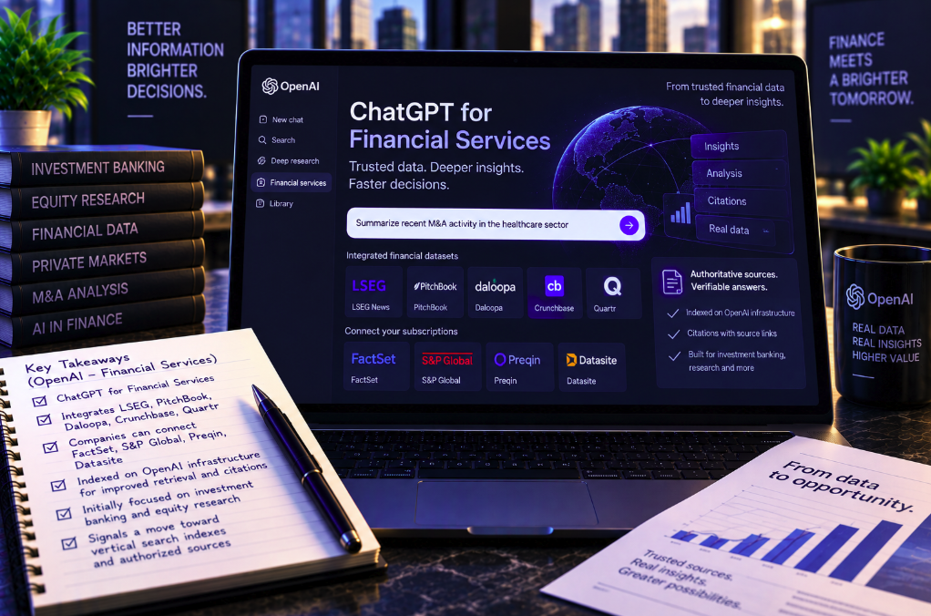 OpenAI Is Building Vertical Search Indexes for ChatGPT—And Financial Citations Will Come From Licensed Data, Not Just the Open Web