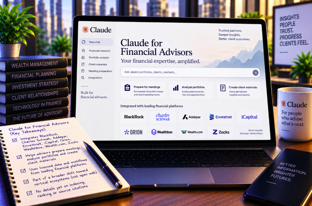 Claude Is Moving Financial Answers Behind Licensed Data Connectors—Making Visibility a Platform Partnership Problem, Not Just an SEO Problem