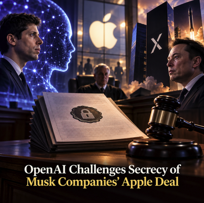OpenAI Challenges Secrecy of Musk Companies’ Apple Deal