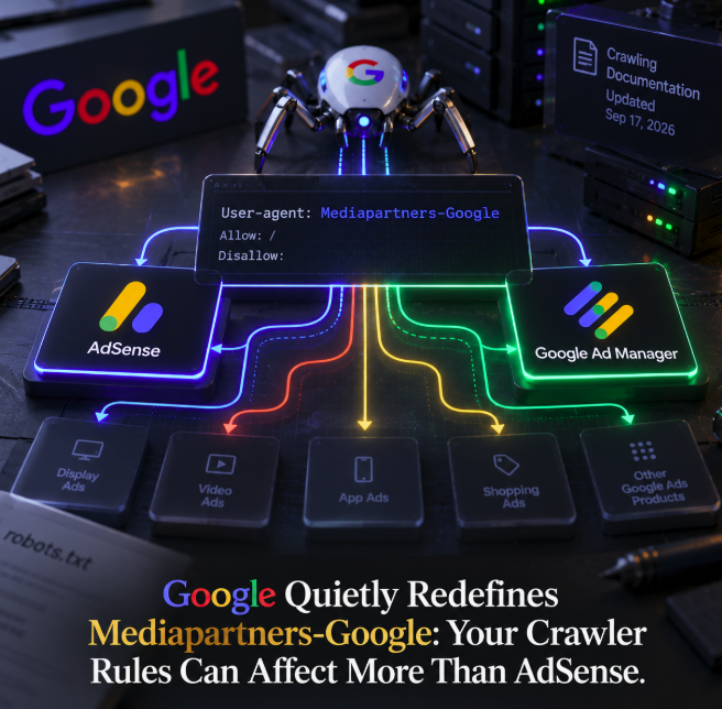 Google Quietly Redefines Mediapartners-Google: Your Crawler Rules Can Affect More Than AdSense