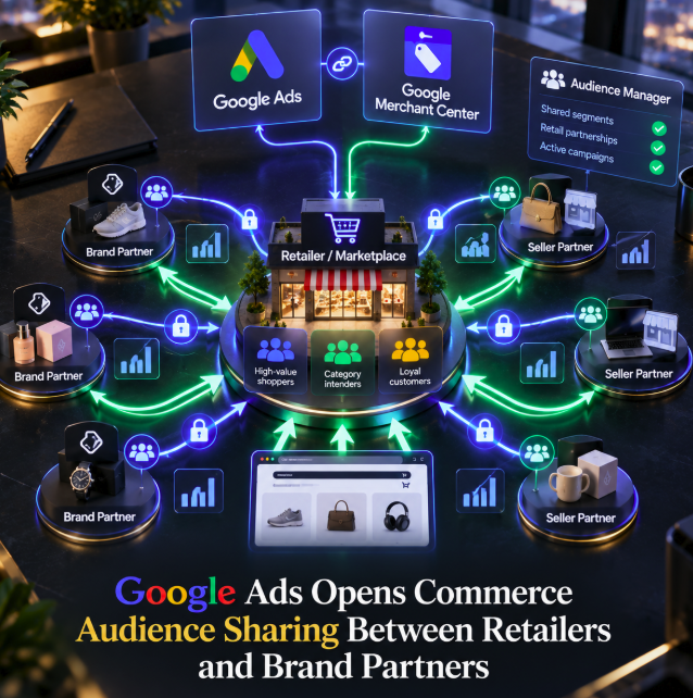 Google Ads Opens Commerce Audience Sharing Between Retailers and Brand Partners