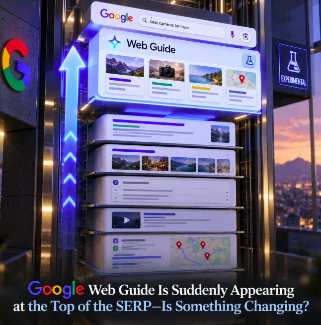 Google Web Guide Is Suddenly Appearing at the Top of the SERP—Is Something Changing?