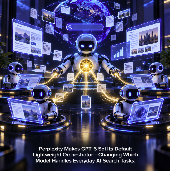 Perplexity Makes GPT-6 Sol Its Default Lightweight Orchestrator—Changing Which Model Handles Everyday AI Search Tasks