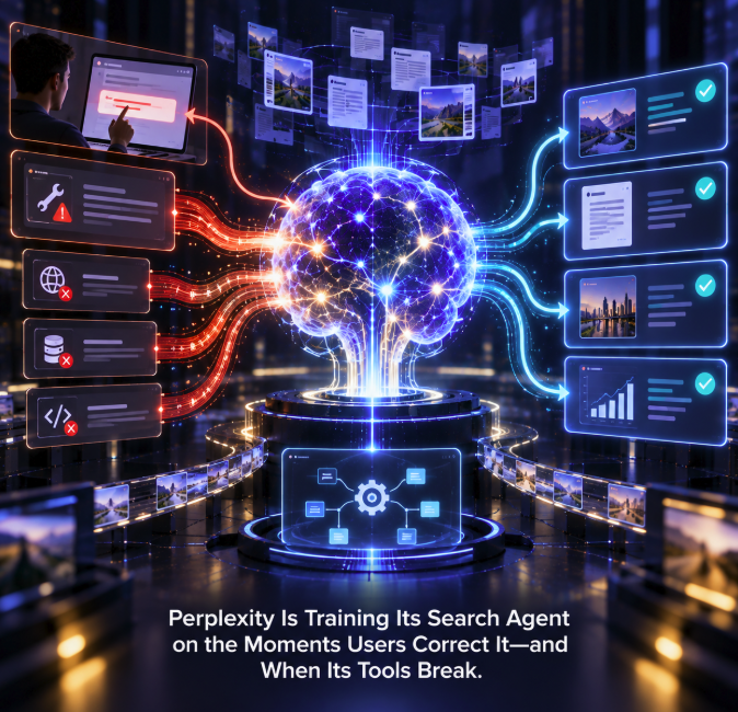 Perplexity Is Training Its Search Agent on the Moments Users Correct It—and When Its Tools Break