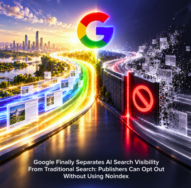 Google Finally Separates AI Search Visibility From Traditional Search: Publishers Can Opt Out Without Using Noindex