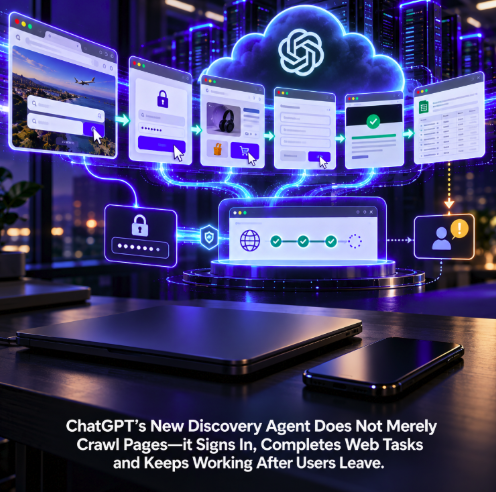 ChatGPT’s New Discovery Agent Does Not Merely Crawl Pages—it Signs In, Completes Web Tasks and Keeps Working After Users Leave