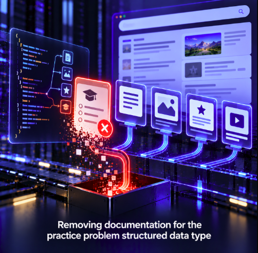 Removing Documentation for the Practice Problem Structured Data Type