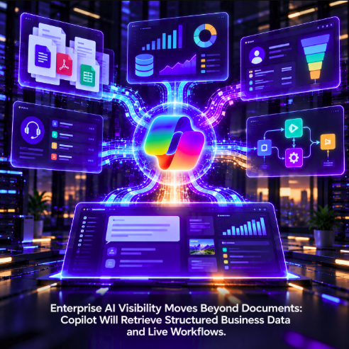 Enterprise AI Visibility Moves Beyond Documents: Copilot Will Retrieve Structured Business Data and Live Workflows