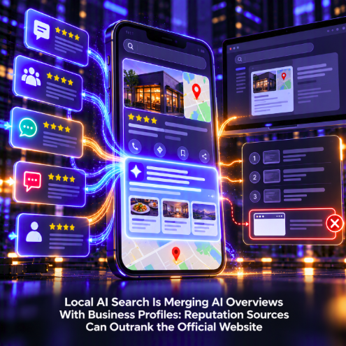 Local AI Search Is Merging AI Overviews With Business Profiles: Reputation Sources Can Outrank the Official Website