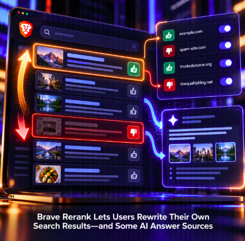 Brave Rerank Lets Users Rewrite Their Own Search Results—and Some AI Answer Sources