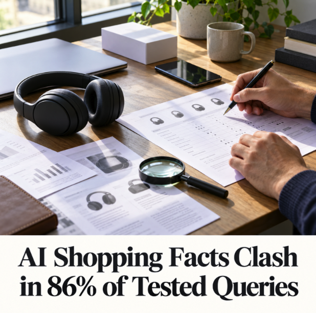 AI Shopping Facts Clash in 86% of Tested Queries