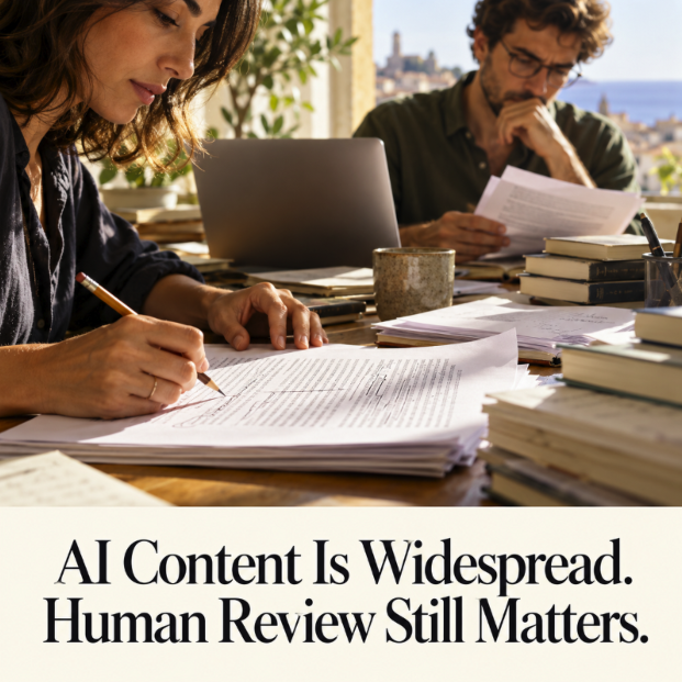 AI Content Is Widespread. Human Review Still Matters.