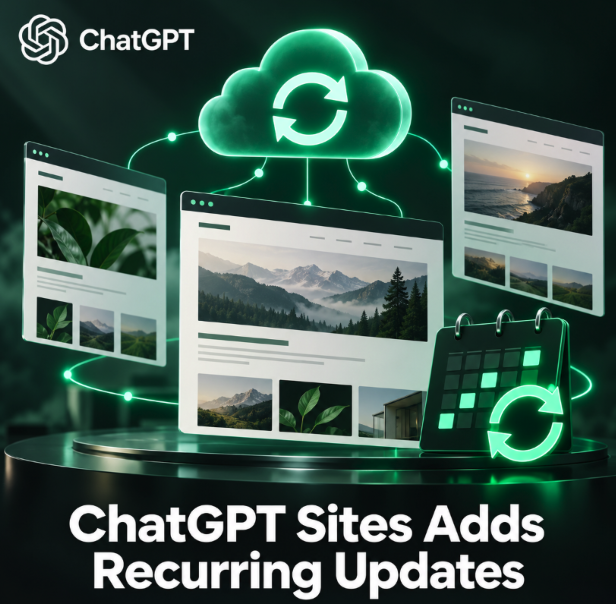 ChatGPT Sites Adds Cloud Schedules for Recurring Updates