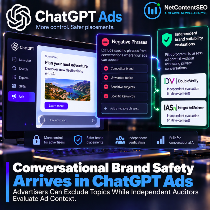Conversational Brand Safety Arrives: Advertisers Can Exclude Topics While Independent Auditors Evaluate ChatGPT’s Placement Guardrails