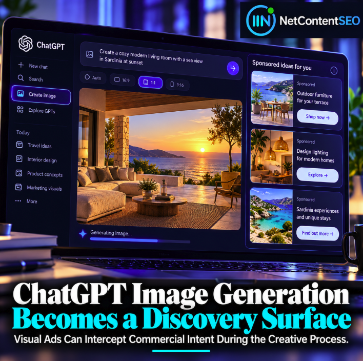 ChatGPT Image Generation Becomes a Discovery Surface: Visual Ads Can Intercept Commercial Intent During the Creative Process