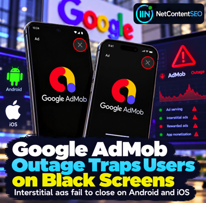 Google AdMob Outage Traps Users on Black Screens with No Way to Close Ads