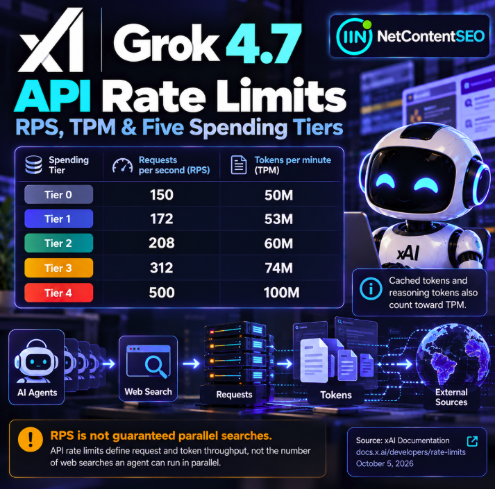 xAI Reveals Grok API Rate Limits: What RPS, TPM and Spending Tiers Mean for AI Agents