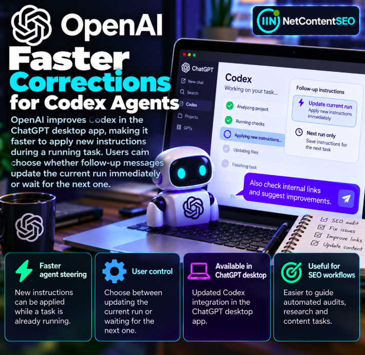 OpenAI Improves Live Agent Steering: Faster Corrections for Automated SEO Audits and Research Workflows