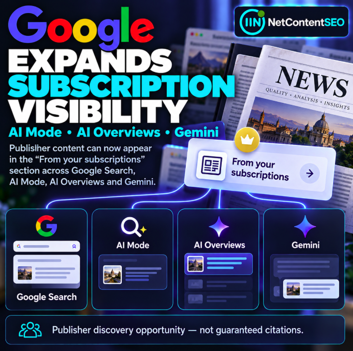 Google Brings Publisher Subscriptions Into AI Mode, AI Overviews and Gemini: A New Visibility Opportunity for News Publishers