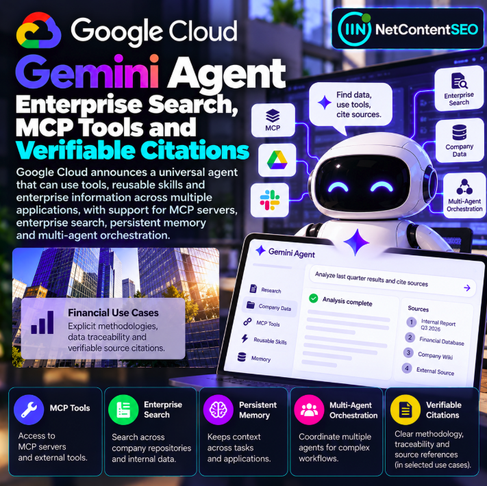 Google's New Gemini Agent Connects MCP, Enterprise Retrieval and Verifiable Source Citations