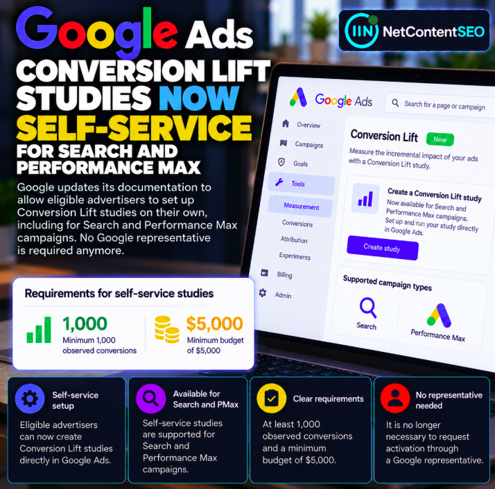 Google Opens Self-Service Conversion Lift Studies to Search and Performance Max Advertisers