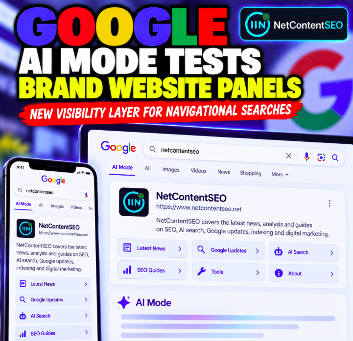 Google AI Mode Tests Brand Website Panels Above AI Answers