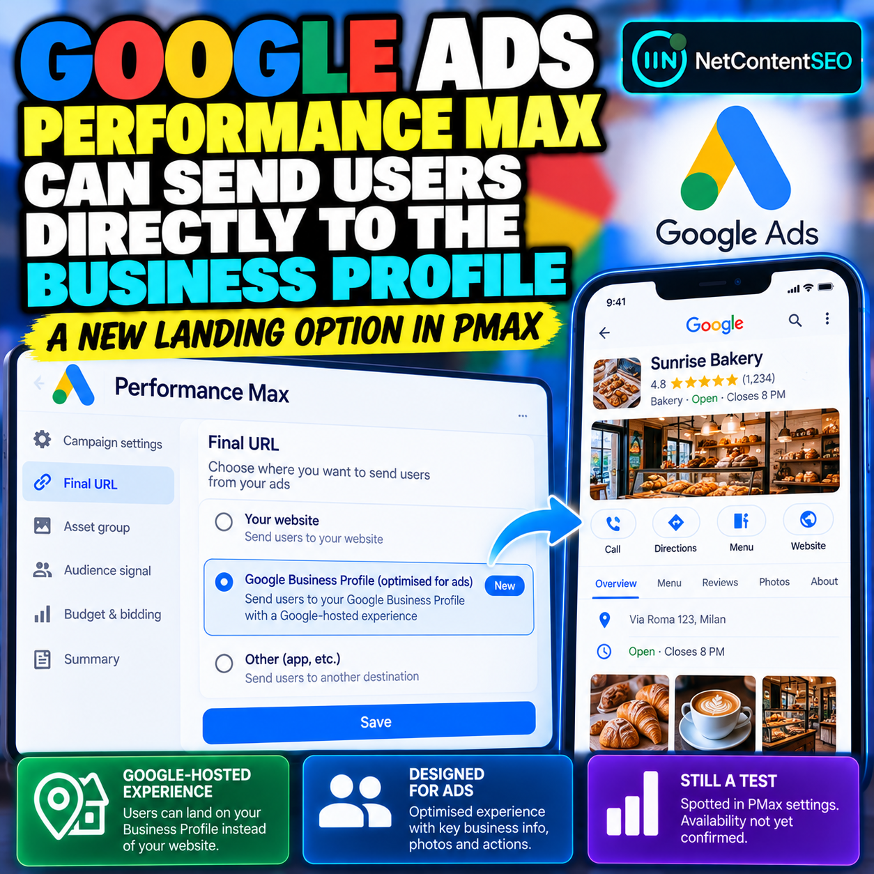 Performance Max Can Bypass the Website: Google Business Profiles Become Advertising Landing Pages