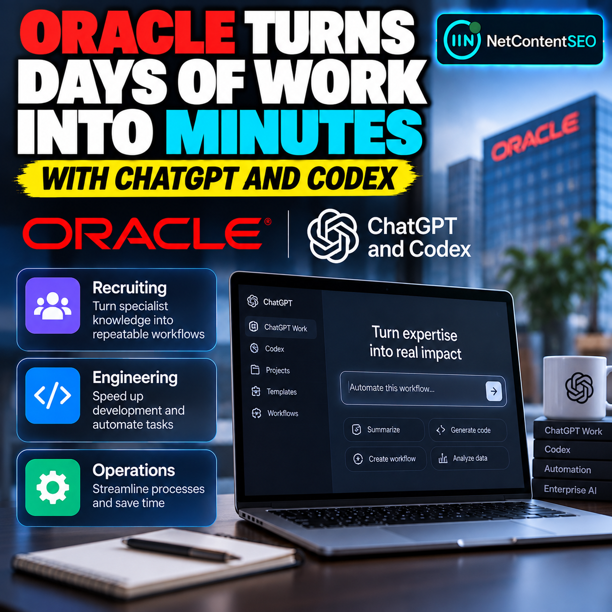 Oracle Turns Days of Work Into Minutes With ChatGPT Work and Codex