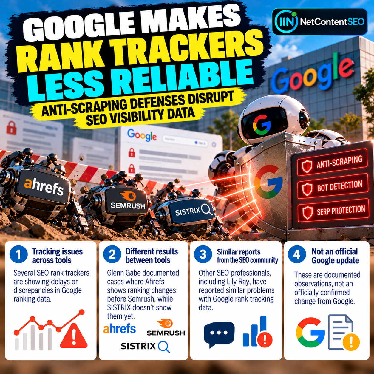 Google's Anti-Scraping Measures May Disrupt SEO Rank Trackers