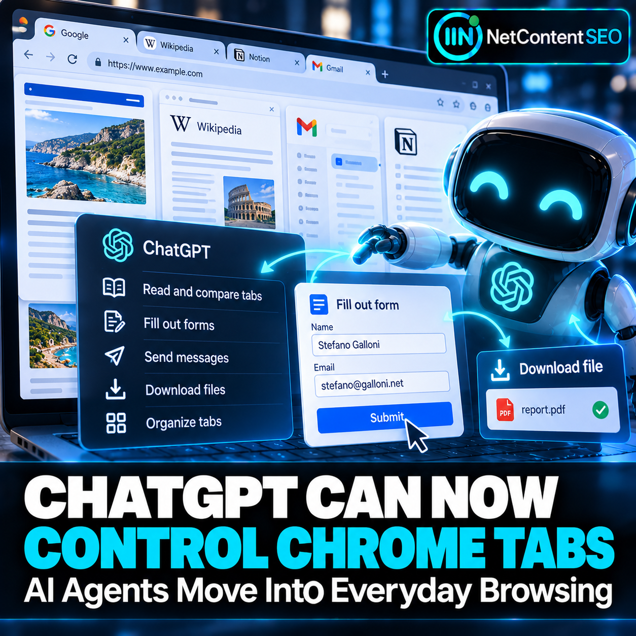 ChatGPT Can Now Control Chrome Tabs: OpenAI Brings AI Agents Into Everyday Browsing