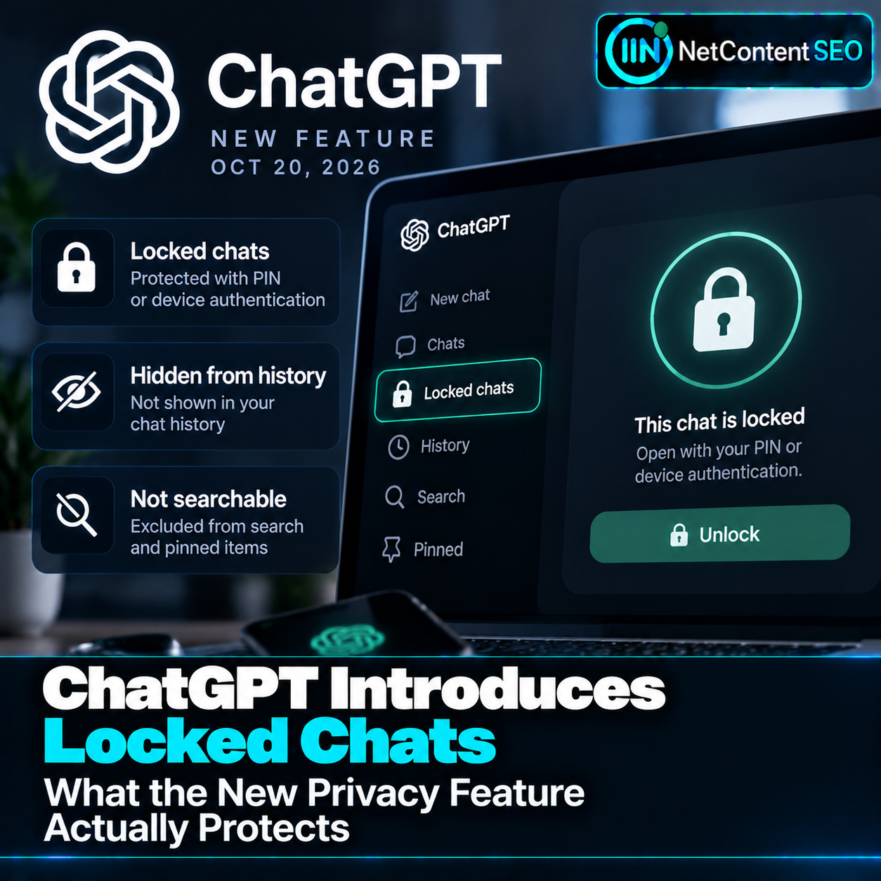 ChatGPT Introduces Locked Chats: What the New Privacy Feature Actually Protects
