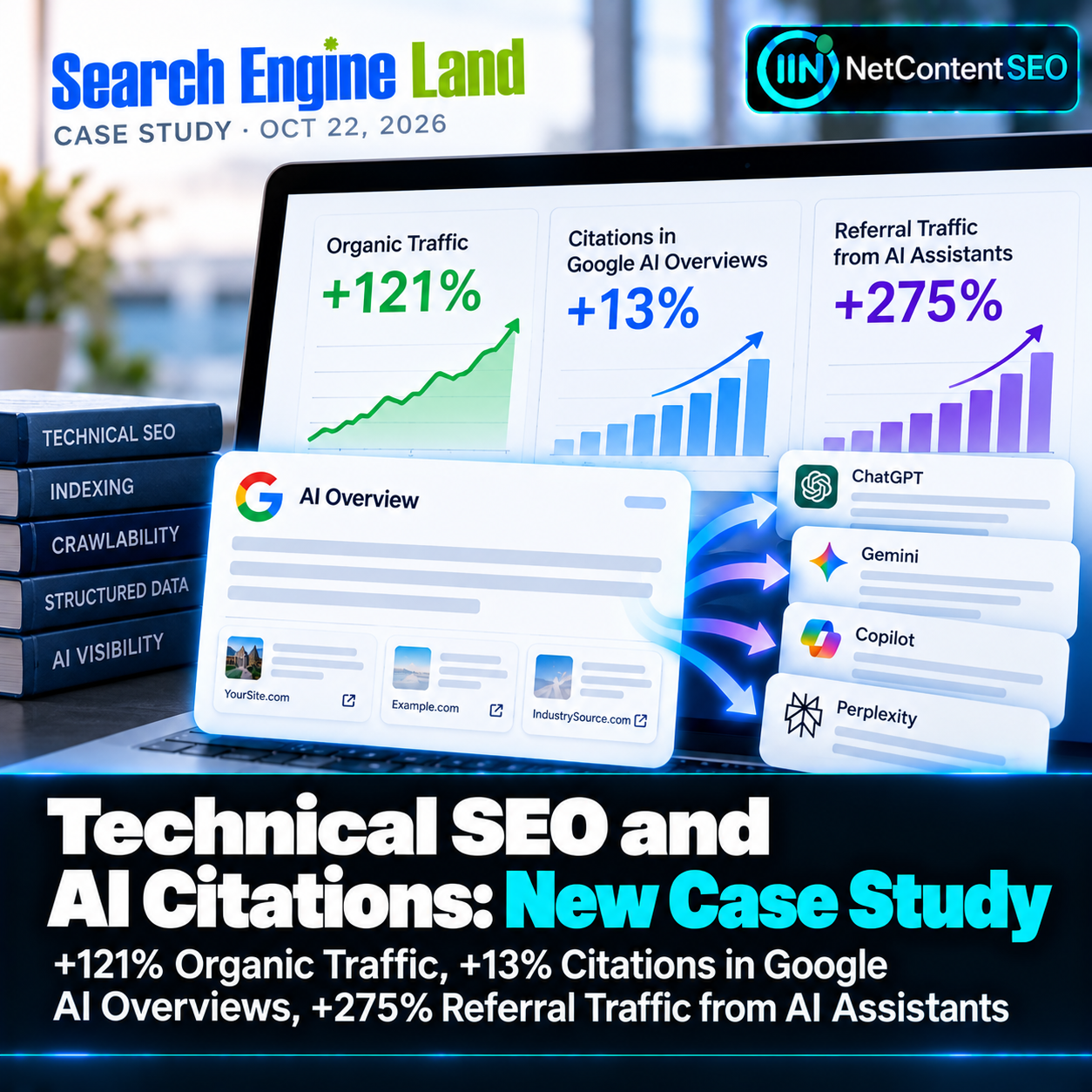 Technical SEO Fixes Linked to 121% Organic Growth and 275% AI Referral Increase in B2B Case Study