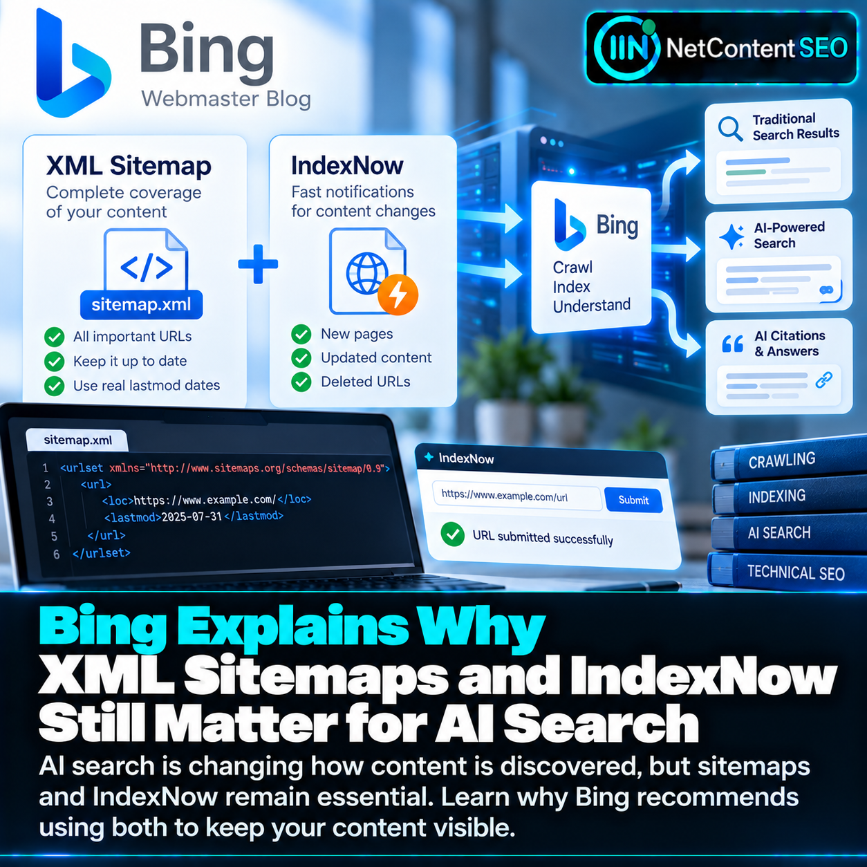 Bing Explains Why XML Sitemaps and IndexNow Still Matter for AI Search